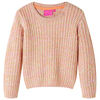 Kids'Sweater Knitted Soft Pink 140
