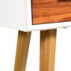 vidaXL Console Table Solid Acacia Wood 70x30x75 cm