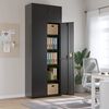 vidaXL File Cabinet Black 90x40x240 cm Steel