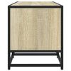 vidaXL TV Cabinet Sonoma Oak 100x35x41 cm Engineered Wood and Metal
