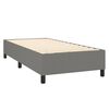 vidaXL Box Spring Bed Frame Dark Grey Single Fabric (UK/IE/FI/NO only)
