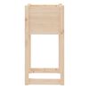 vidaXL Planters 2 pcs 40x40x81 cm Solid Wood Pine