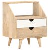 vidaXL Bedside Cabinet 40x30x50 cm Solid Mango Wood