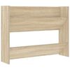 vidaXL Wall Shoe Cabinet Sonoma Oak 80x18x60 cm Engineered Wood
