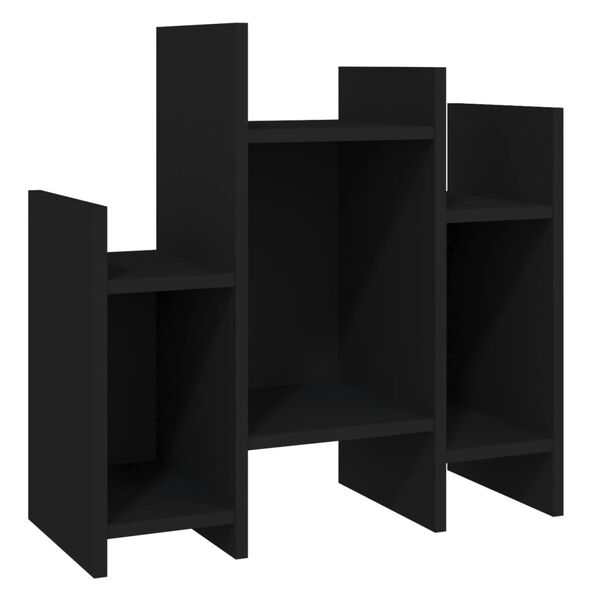 vidaXL Side Cabinet Black 60x26x60 cm Engineered Wood