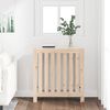 vidaXL Radiator Cover 79.5x19x84 cm Solid Wood Pine