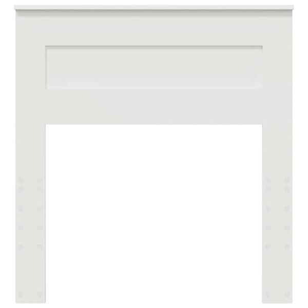 vidaXL Headboard with Headboard White 75 cm Engineered wood