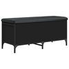 vidaXL Storage Bench Black 102x42x45 cm Engineered Wood