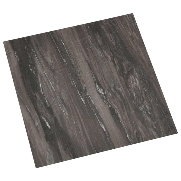 vidaXL Flooring Planks 55 pcs Dark Grey 5.11 m&sup2; PVC