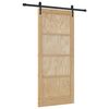 vidaXL Sliding Door ORKDAL Natural 86 x 198.5 cm Solid Pine Wood