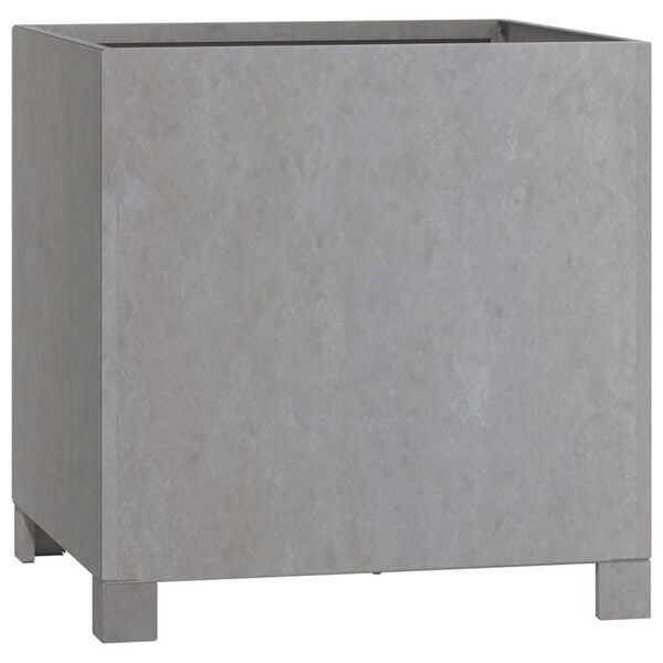 vidaXL Planter with Legs Rusty 40x40x40 cm Corten Steel