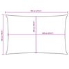 vidaXL Sunshade Sail Oxford Fabric Rectangular 5x7 m Beige