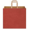 vidaXL Paper Bags 250 pcs with Handles Red 32x22x28 cm