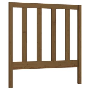 vidaXL Bed Headboard Honey Brown 81x4x100 cm Solid Wood Pine
