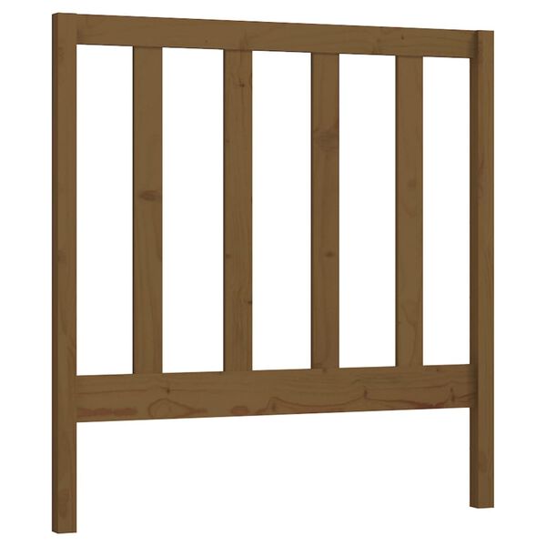 vidaXL Bed Headboard Honey Brown 81x4x100 cm Solid Wood Pine