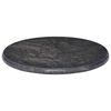 vidaXL Table Top Black &Oslash;50x2.5 cm Marble