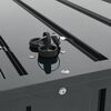 vidaXL Garden Storage Box Black 101 x 82 x 50 cm Steel
