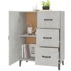 vidaXL Sideboard Concrete Grey 69.5x34x90 cm Engineered Wood