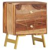 vidaXL Bedside Cabinet 40x30x50 cm Solid Acacia Wood