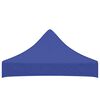 vidaXL Party Tent Roof 2x2 m Blue 270 g/m&sup2;