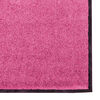 vidaXL Doormat Other Pink and Black 120 x 300 cm Polyamide and PVC