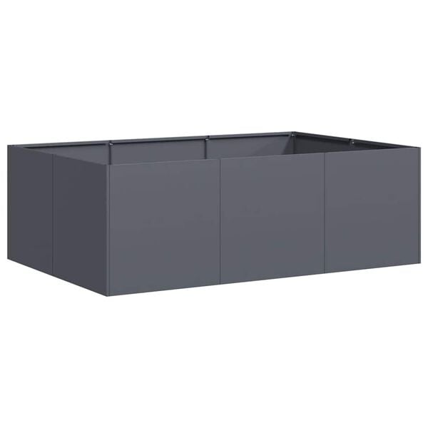 vidaXL Planter Anthracite 120x80x40 cm Steel