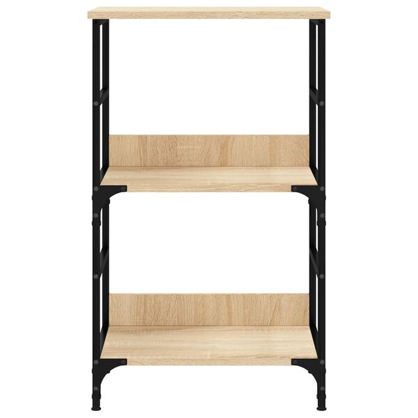 vidaXL Bookshelf Sonoma Oak 50x33x82 cm Engineered Wood