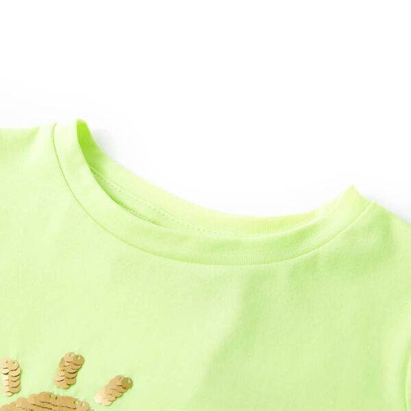 Kids' T-shirt Neon Yellow 116