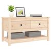 vidaXL Coffee Table 102x49x55 cm Solid Wood Pine