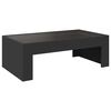 vidaXL Coffee Table with Infinity LED Black 90x50x30 cm