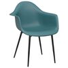 vidaXL Dining Chair Turquoise PP