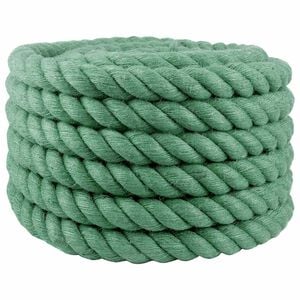 vidaXL Jute Rope Green 100% Tossa jute