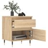 vidaXL Bedside Cabinet Sonoma Oak 40x35x50 cm Engineered Wood