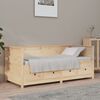 vidaXL Day Bed without Mattress 90x190 cm Single Solid Wood Pine