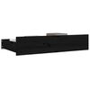 vidaXL Bed Drawers 4 pcs Black Solid Wood Pine