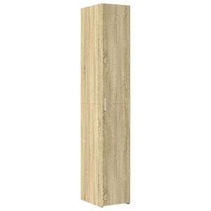 vidaXL Highboard Sonoma Oak 30x42,5x185 cm Engineered Wood