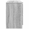 vidaXL TV Cabinet Grey Sonoma 100x35x54 cm Engineered Wood