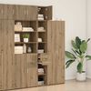 vidaXL Storage Cabinet 2 pcs Artisan Oak 30 x 42.5 x 225 cm