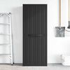 vidaXL Outdoor Storage Cabinet Black 65x37x165 cm PP
