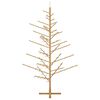 vidaXL Wooden Christmas Tree with Stand Brown 210 cm Solid pine wood