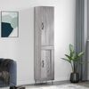 vidaXL Highboard Grey Sonoma 34.5x34x180 cm Engineered Wood
