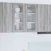 vidaXL Hanging Cabinet Grey Sonoma 40 x 31 x 80 cm Engineered Wood