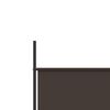 vidaXL 6-Panel Room Divider Brown 300x200 cm Fabric