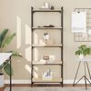 vidaXL Bookcase 5-Tier Sonoma Oak 60x30x154 cm Engineered Wood