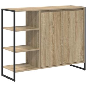 vidaXL Side Cabinet Sonoma 96.5 x 30 x 75 cm Engineered Wood