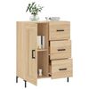 vidaXL Sideboard Sonoma Oak 69.5x34x90 cm Engineered Wood
