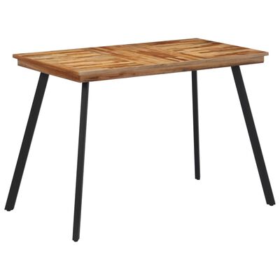 vidaXL Dining Table 120x62x76 cm Solid Wood Teak