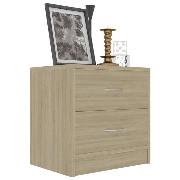 vidaXL Bedside Cabinet Sonoma Oak 40x30x40 cm Engineered Wood