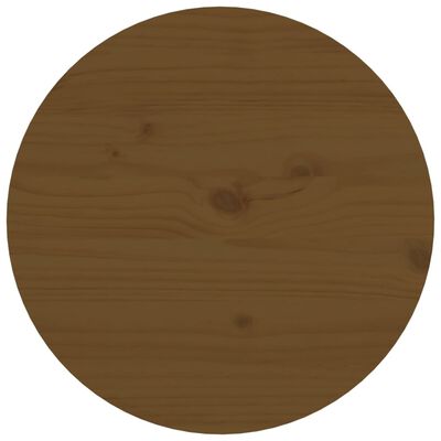 vidaXL Coffee Table Honey Brown Ø 55x60 cm Solid Wood Pine