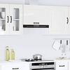 vidaXL Kitchen Wall Cabinet Kalmar High Gloss White Engineered Wood